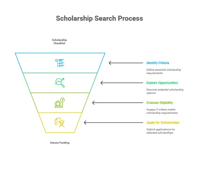 A checklist for finding scholarships