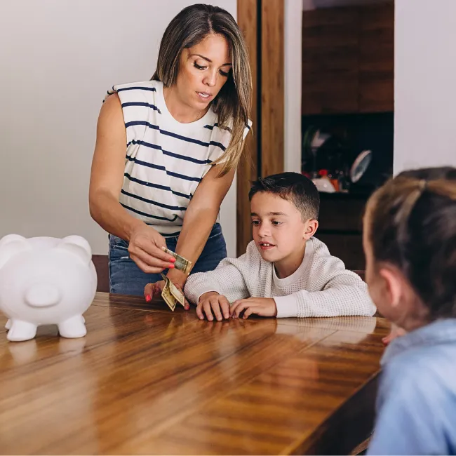 A budgeting worksheet for family finances