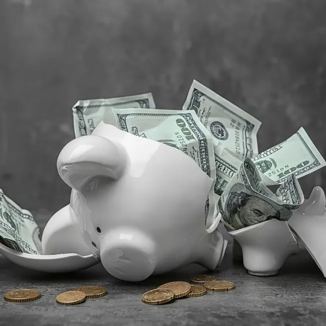 Budget template broken down by values-based categories